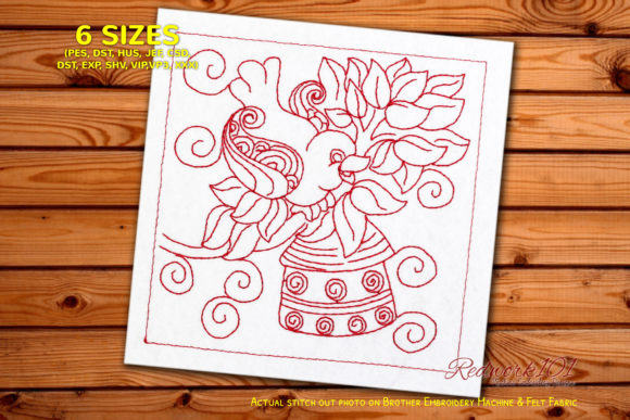 Bird with House: A Seasonal Embroidery Design Review