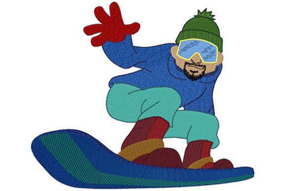 Boy Riding a Snowboard: Stitch-Ready Review