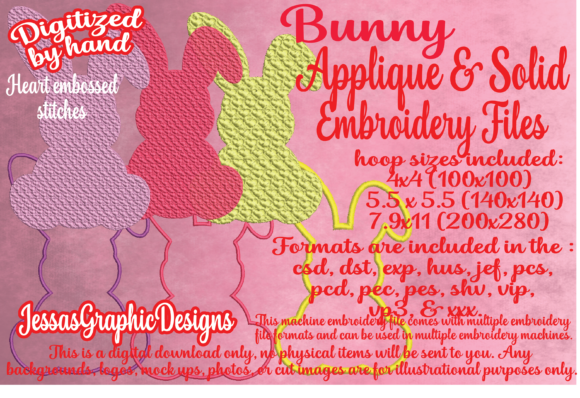 Bunny Applique Solid Bunny