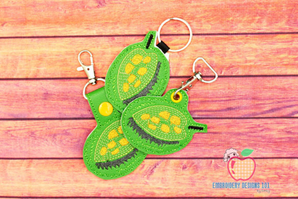 Fresh Ripe Jackfruit ITH Keyfob Design Review