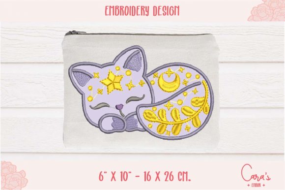 Galaxy Cat Applique
