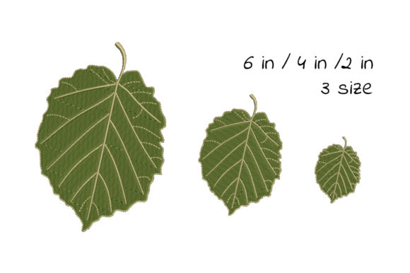 Green Birch Leaf: A Forest Embroidery Design That Sells