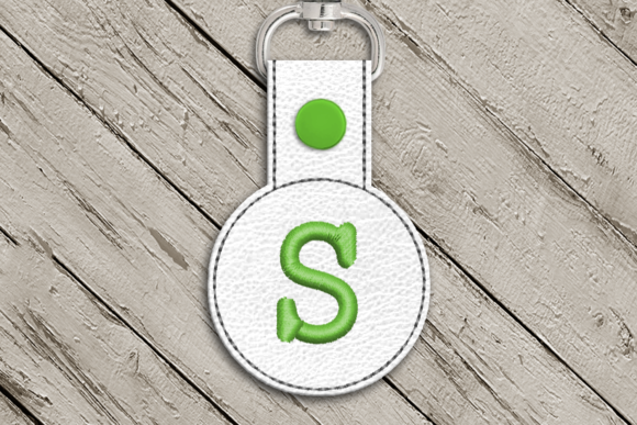 Letter S ITH Round Key Fob Applique – Seller Review