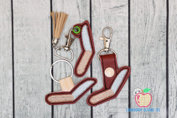 Pocket Knife Camper ITH Keyfob Design