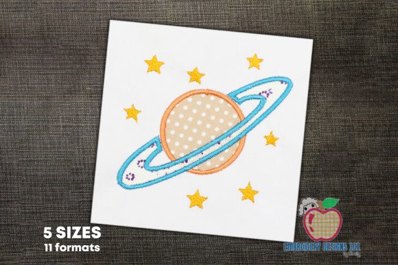 Saturn Planet Applique
