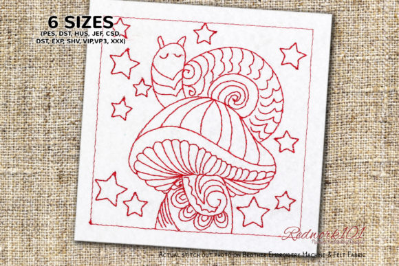 Snail Sitting on a Beautiful Mushroom Design Review