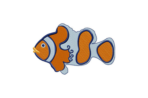 Stylized Clown Fish: An Embroidery Designer's Review
